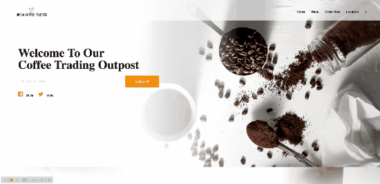 Aruba Coffee Traders Website image
